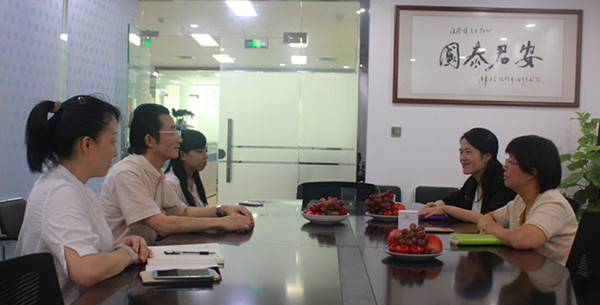 深圳市委台办领导一行看望在知明所学习诉讼业务的台湾法律青年